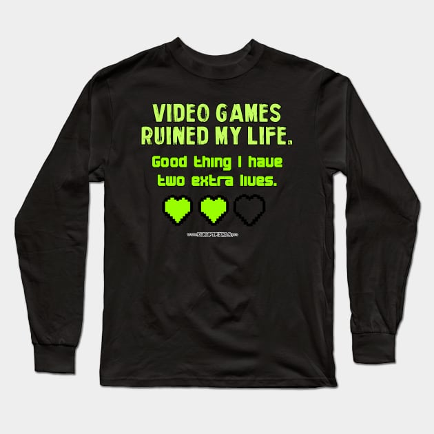 Extra Life Long Sleeve T-Shirt by KuruptPixels